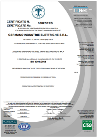 Azienda certificata ISO9001